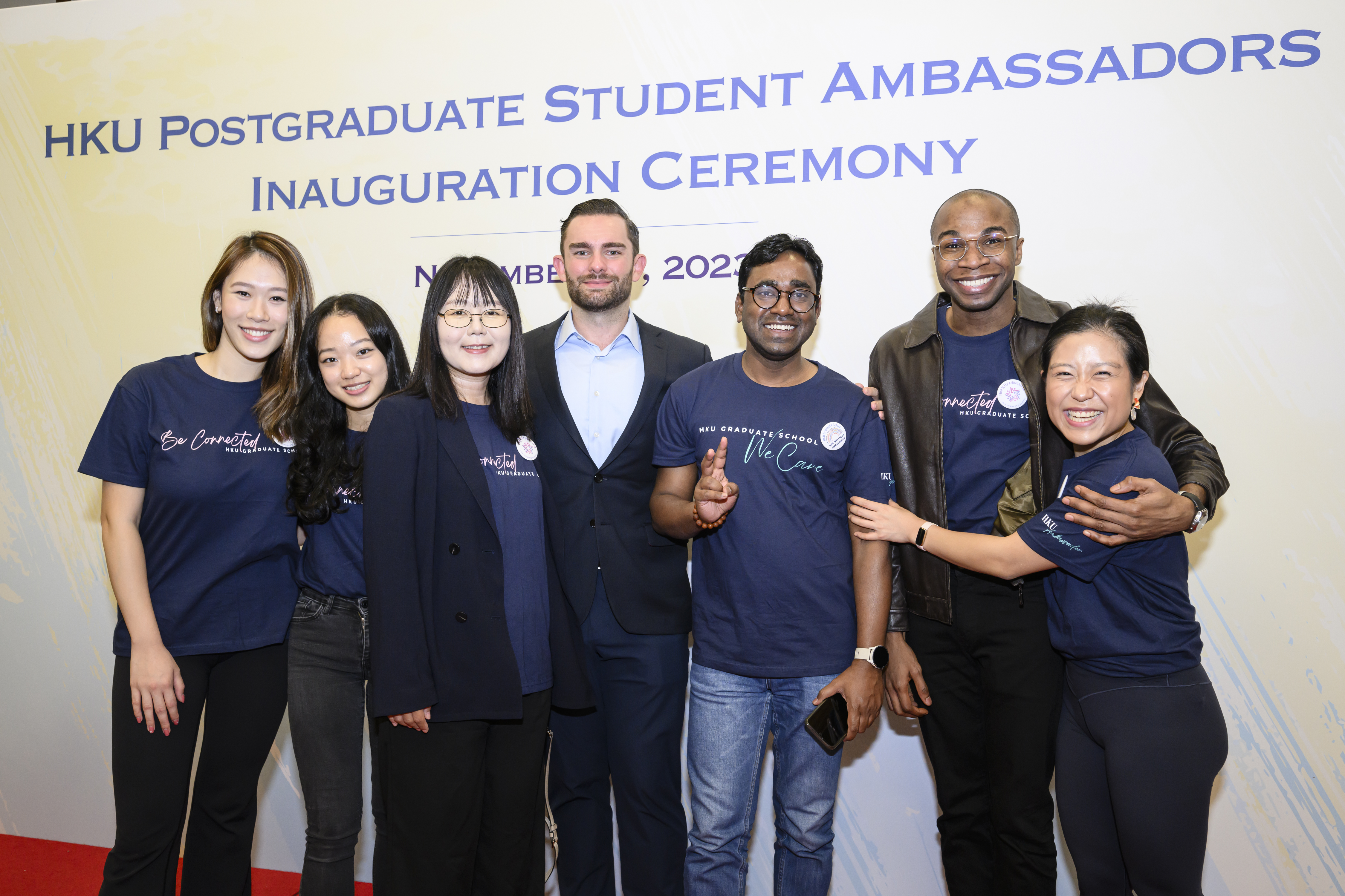 Postgraduate student ambassadors. 