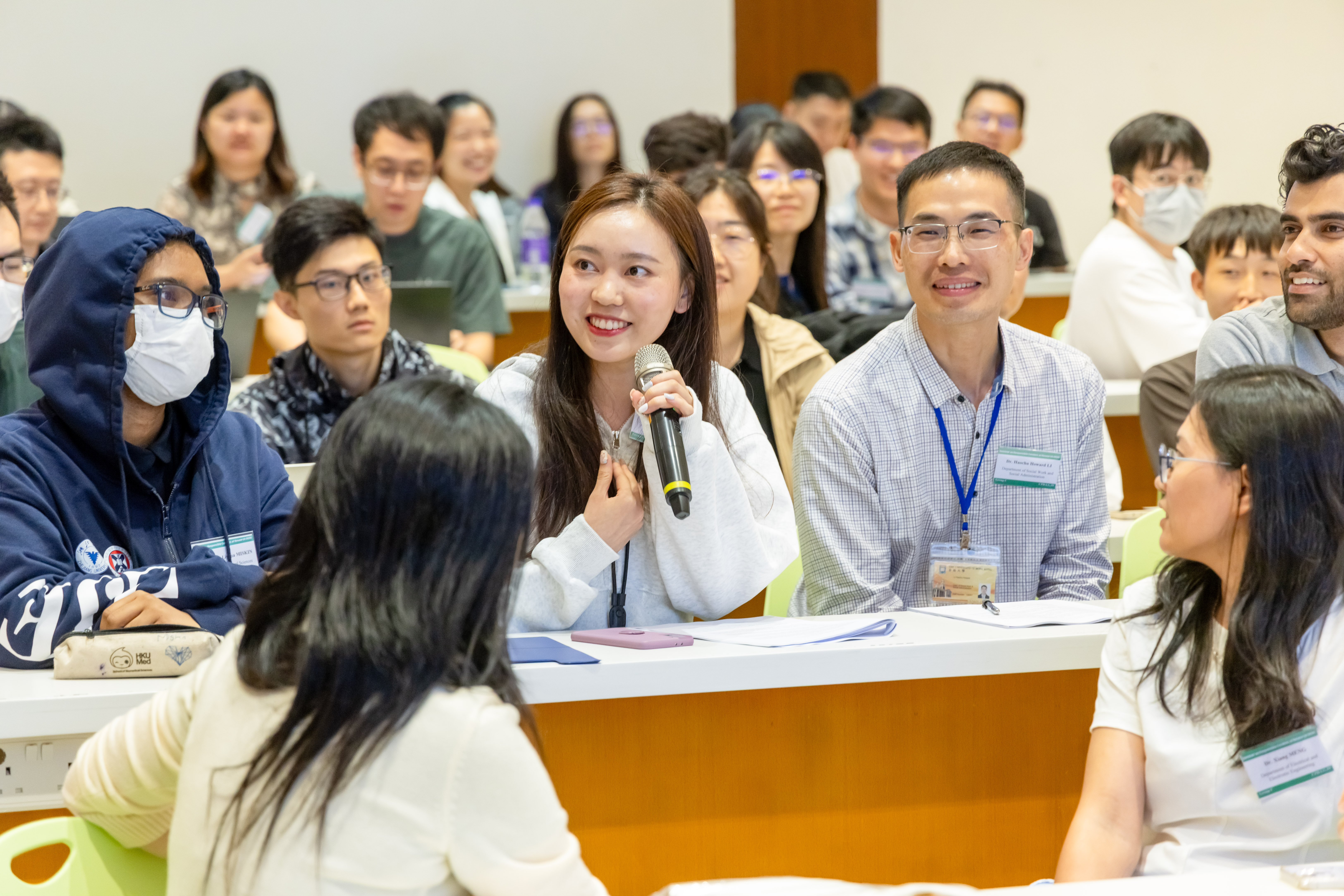 Participants collaborated in group discussions analysing case studies on research integrity and ethics.
