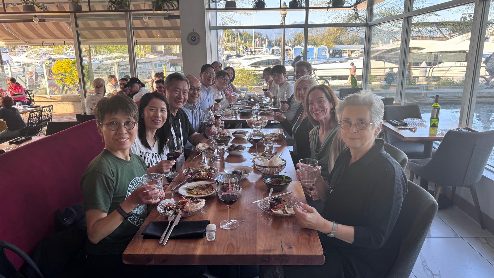 A reunion with Professor Ana Marušić (first from right) and Ms Zoë Hammatt (second from right) at WCRI. 