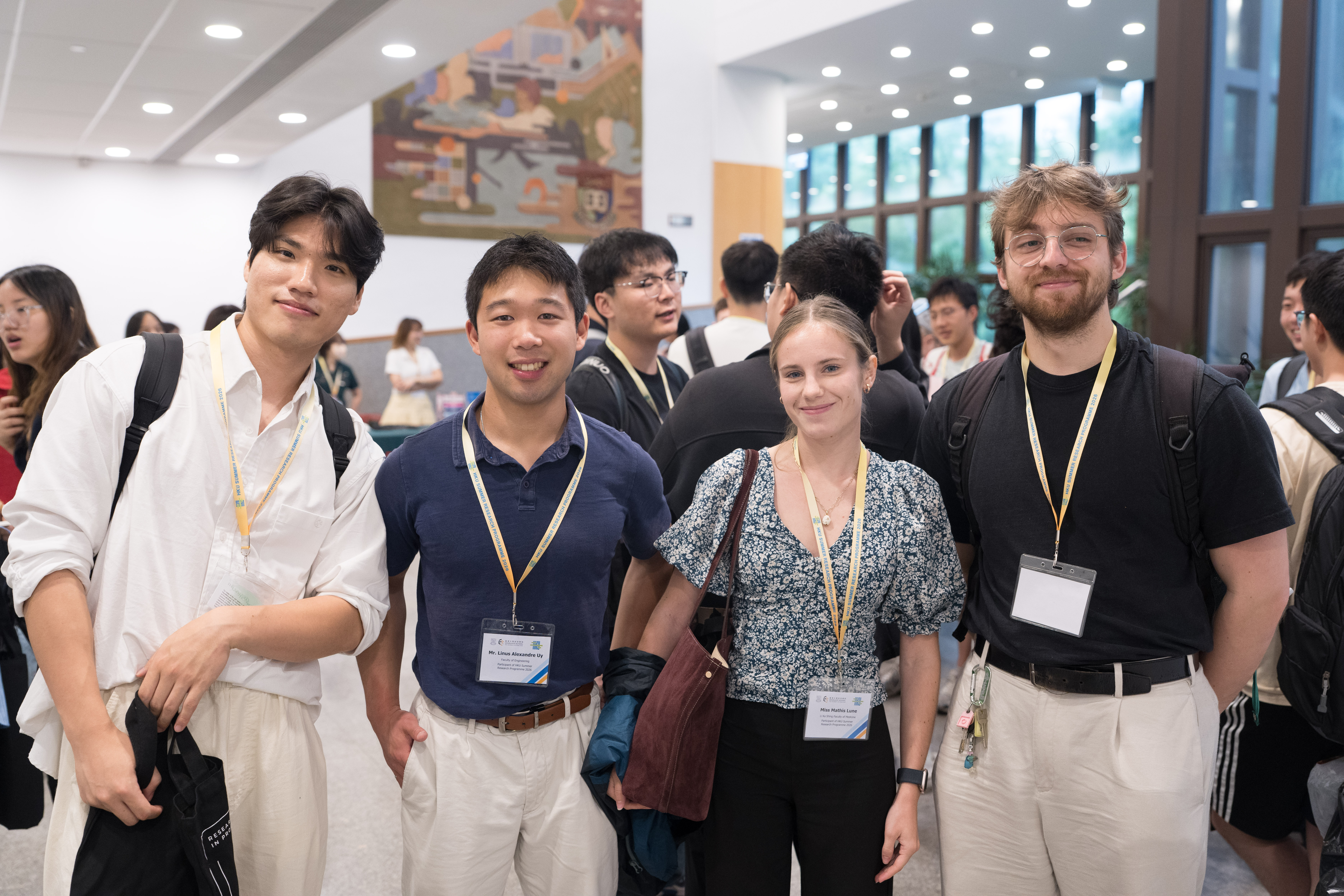 students at the orientation ceremony