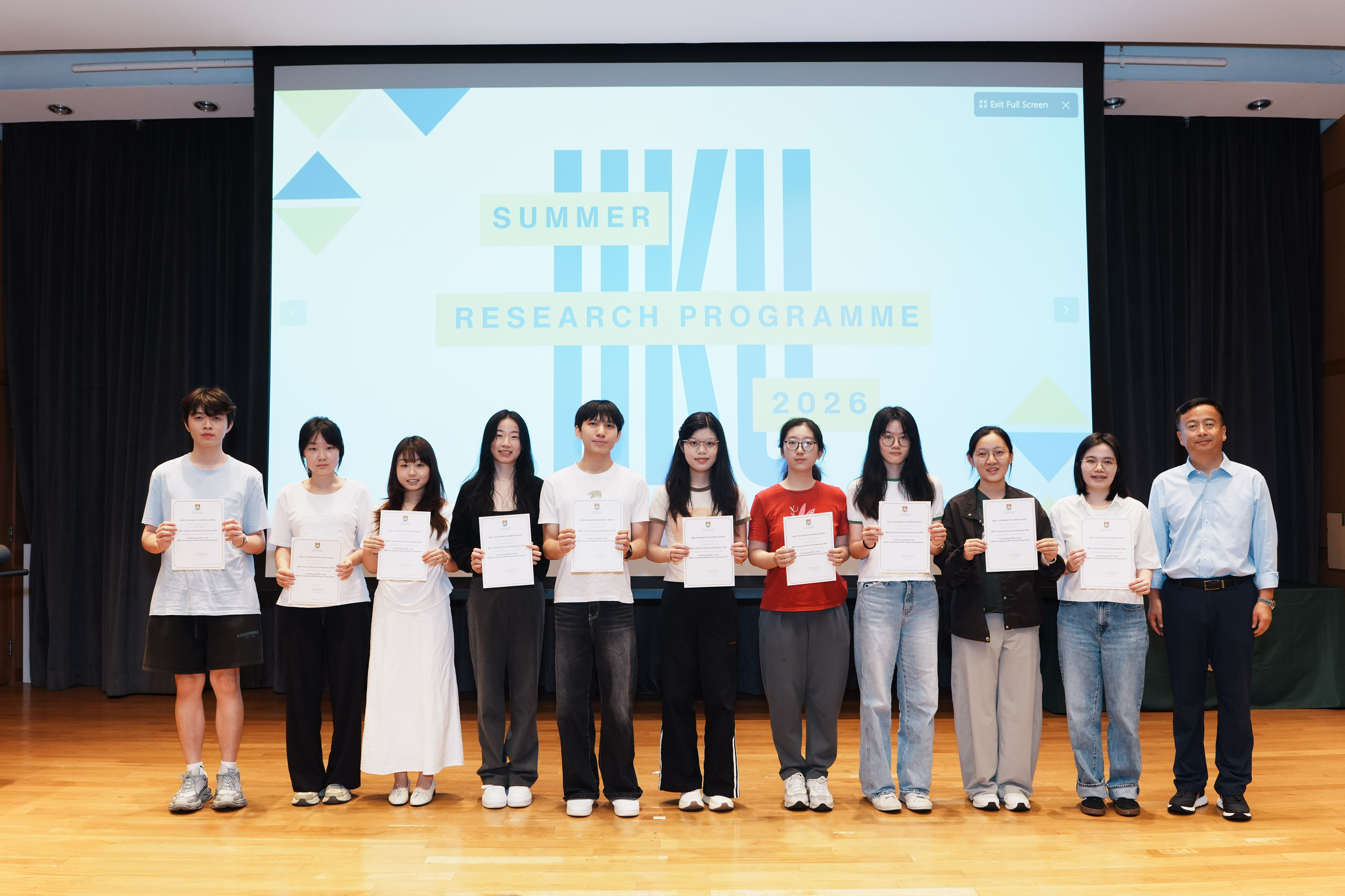 completion ceremony